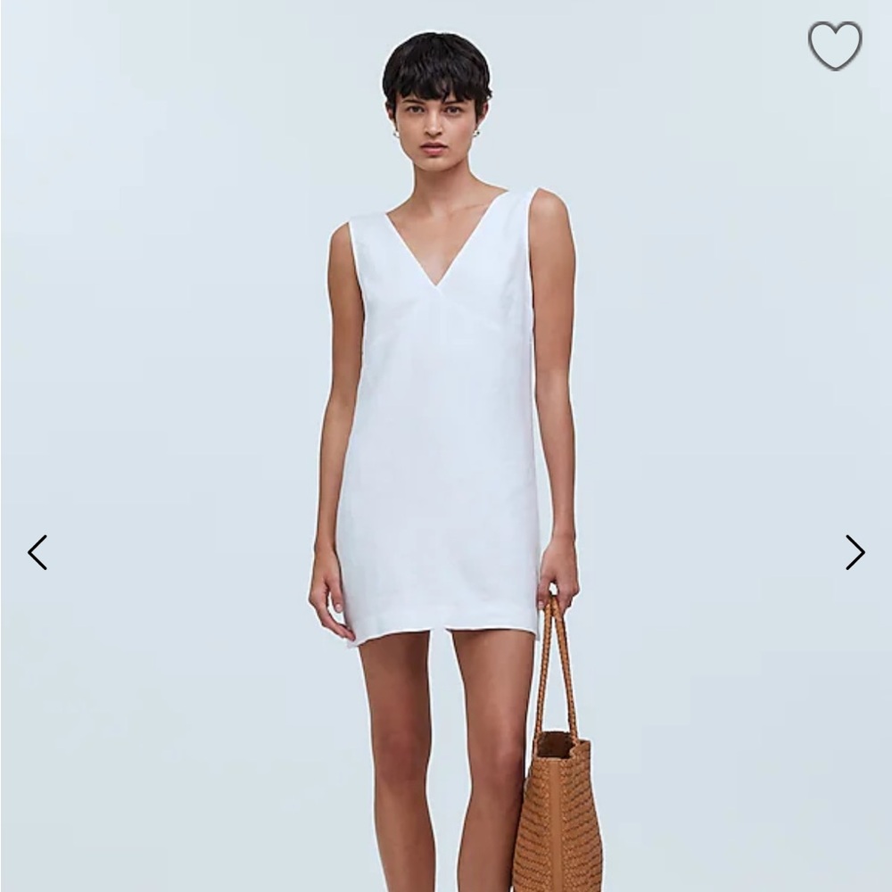 Madewell Ariana V-Neck Mini Dress *NWT*